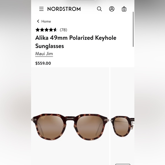 Maui Jim Alika Sunglasses - Picture 2 of 4